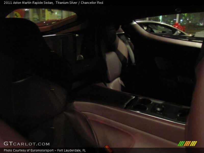 Titanium Silver / Chancellor Red 2011 Aston Martin Rapide Sedan
