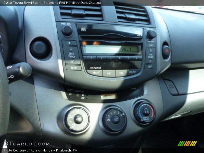 Barcelona Red Metallic / Dark Charcoal 2010 Toyota RAV4 Sport