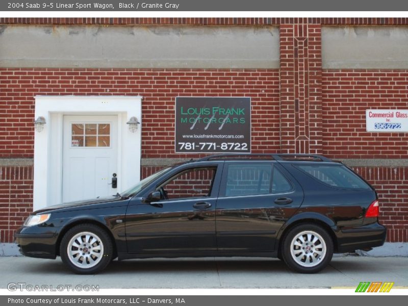 Black / Granite Gray 2004 Saab 9-5 Linear Sport Wagon