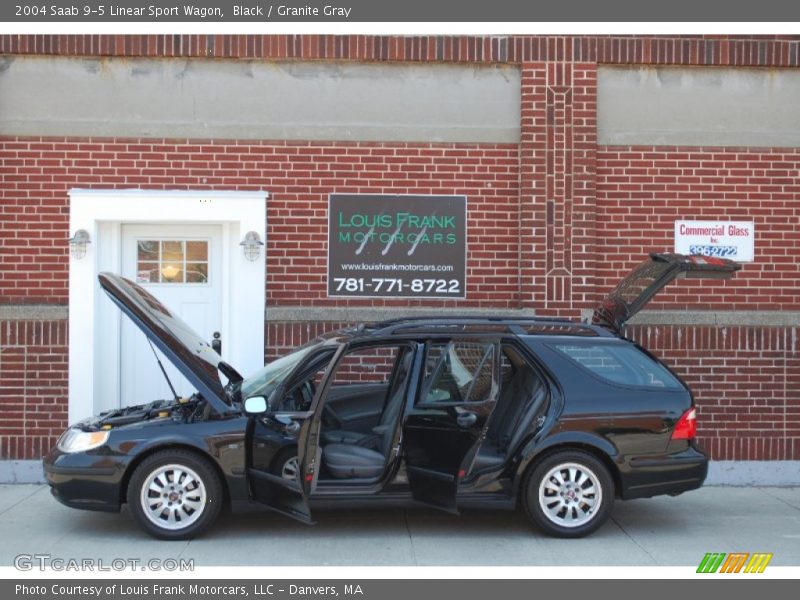 Black / Granite Gray 2004 Saab 9-5 Linear Sport Wagon