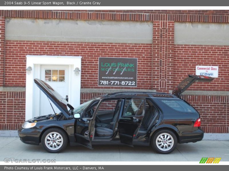 Black / Granite Gray 2004 Saab 9-5 Linear Sport Wagon