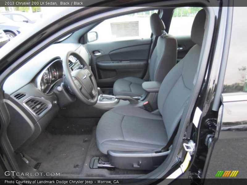 Black / Black 2013 Chrysler 200 LX Sedan