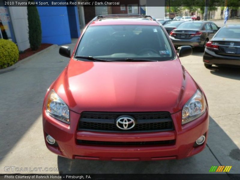 Barcelona Red Metallic / Dark Charcoal 2010 Toyota RAV4 Sport