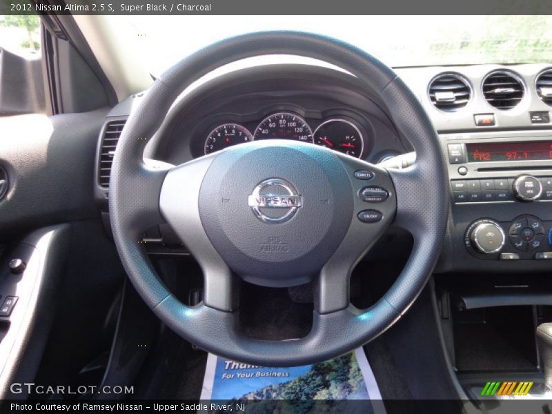 Super Black / Charcoal 2012 Nissan Altima 2.5 S