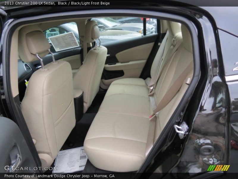 Black / Black/Light Frost Beige 2013 Chrysler 200 LX Sedan