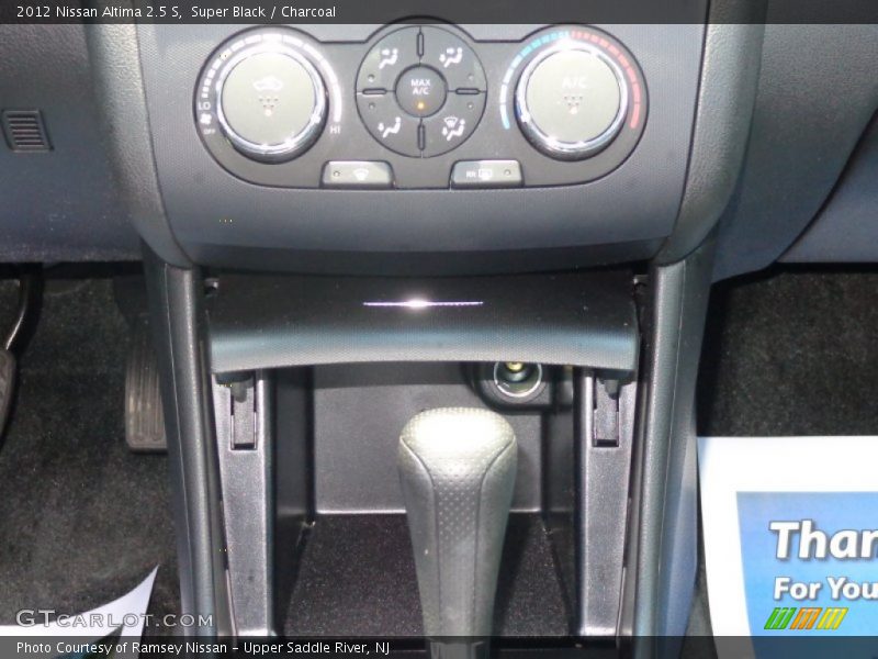 Super Black / Charcoal 2012 Nissan Altima 2.5 S