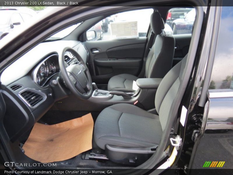 Black / Black 2013 Chrysler 200 LX Sedan