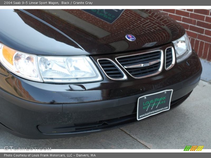 Black / Granite Gray 2004 Saab 9-5 Linear Sport Wagon