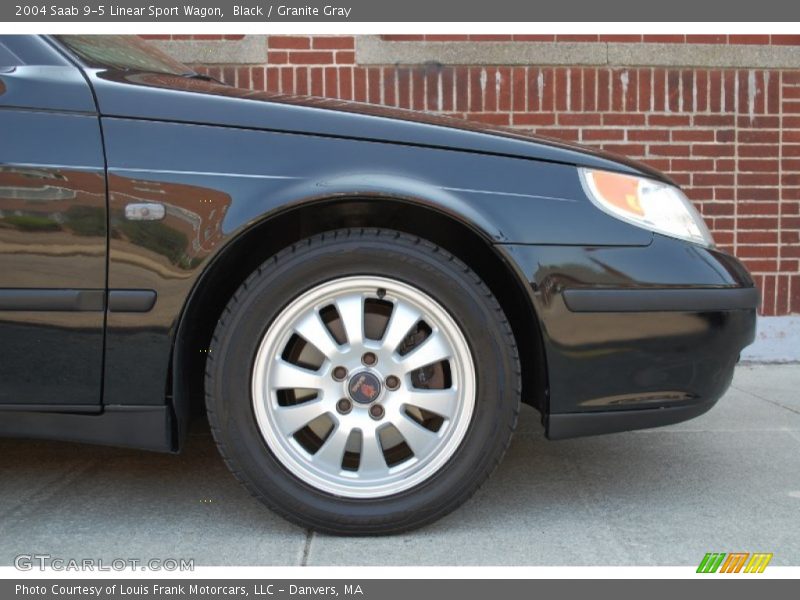 Black / Granite Gray 2004 Saab 9-5 Linear Sport Wagon