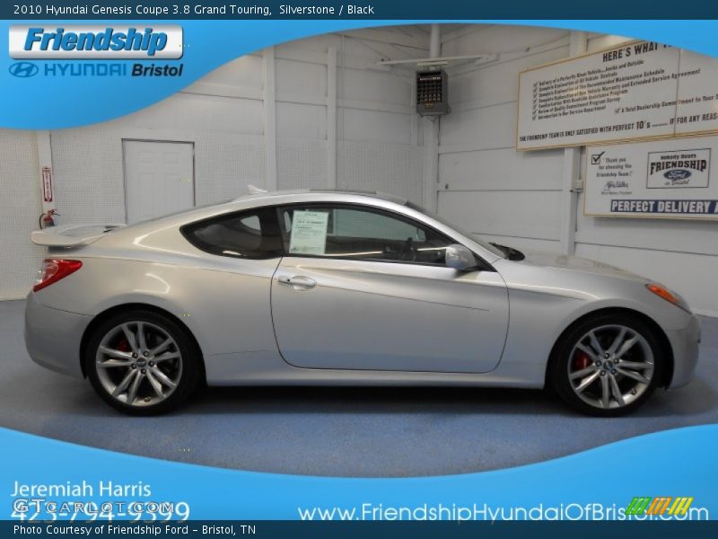 Silverstone / Black 2010 Hyundai Genesis Coupe 3.8 Grand Touring
