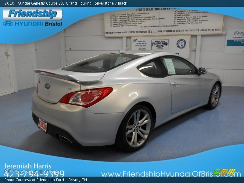 Silverstone / Black 2010 Hyundai Genesis Coupe 3.8 Grand Touring