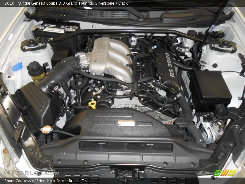 Silverstone / Black 2010 Hyundai Genesis Coupe 3.8 Grand Touring
