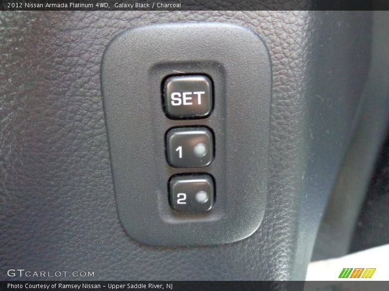 Galaxy Black / Charcoal 2012 Nissan Armada Platinum 4WD