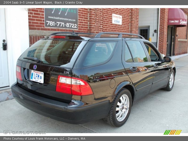 Black / Granite Gray 2004 Saab 9-5 Linear Sport Wagon