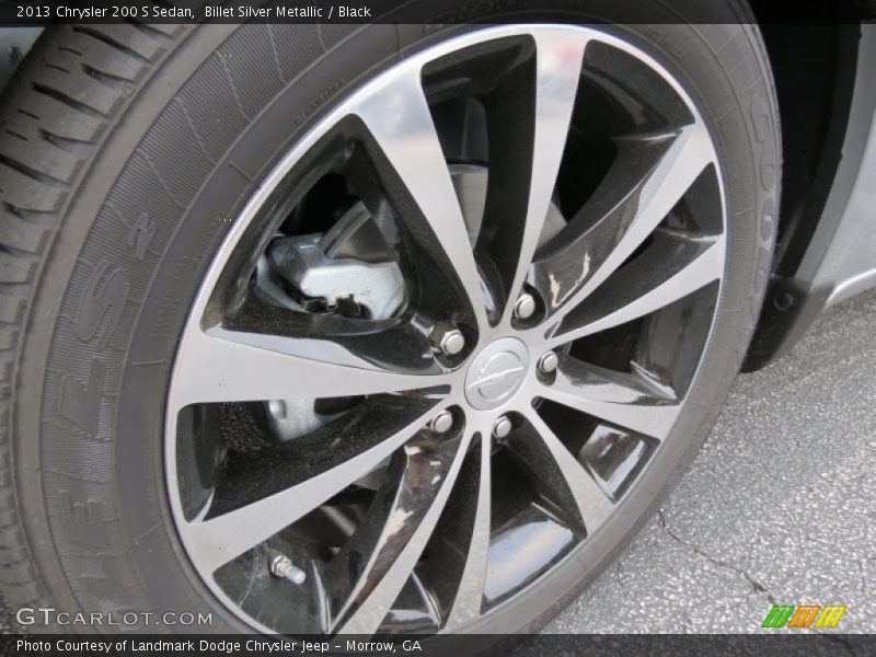 Billet Silver Metallic / Black 2013 Chrysler 200 S Sedan