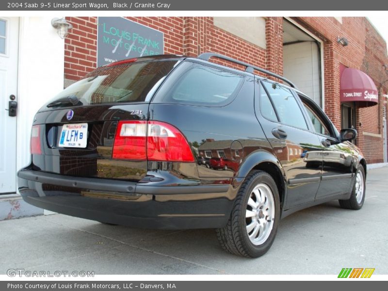 Black / Granite Gray 2004 Saab 9-5 Linear Sport Wagon