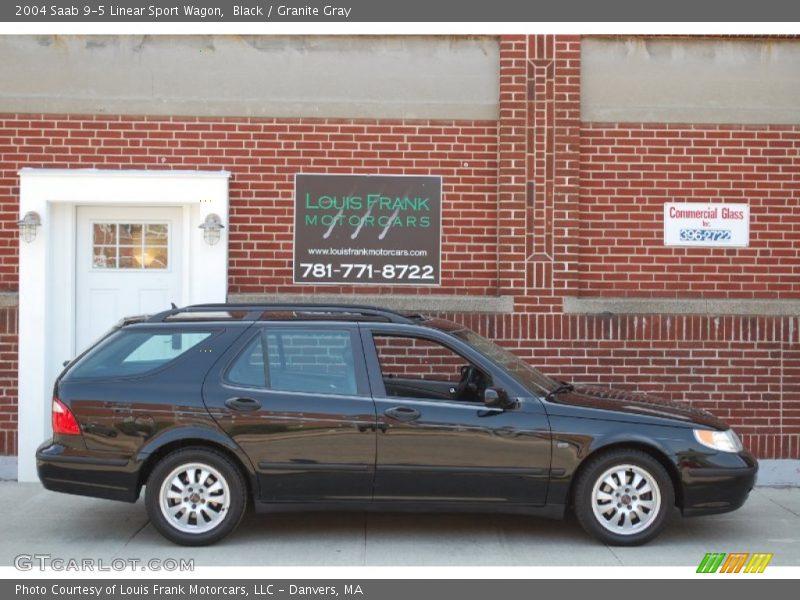 Black / Granite Gray 2004 Saab 9-5 Linear Sport Wagon