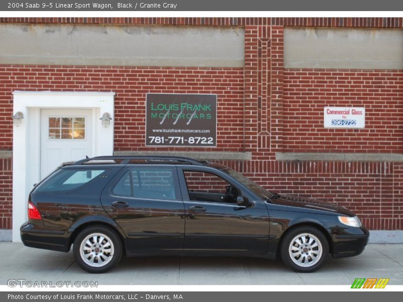 Black / Granite Gray 2004 Saab 9-5 Linear Sport Wagon