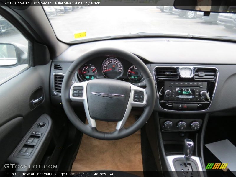 Billet Silver Metallic / Black 2013 Chrysler 200 S Sedan