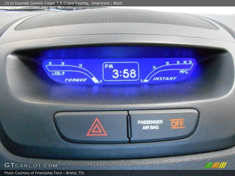 Silverstone / Black 2010 Hyundai Genesis Coupe 3.8 Grand Touring