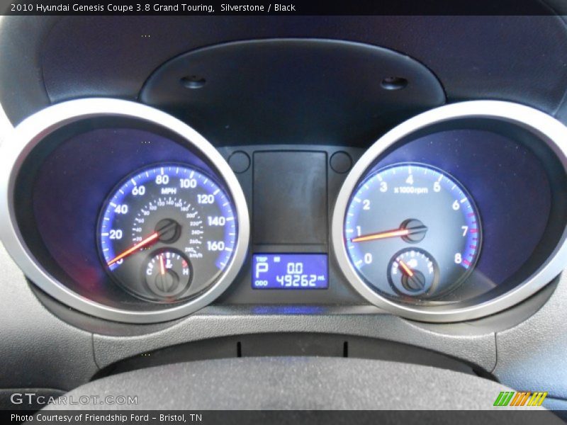 Silverstone / Black 2010 Hyundai Genesis Coupe 3.8 Grand Touring