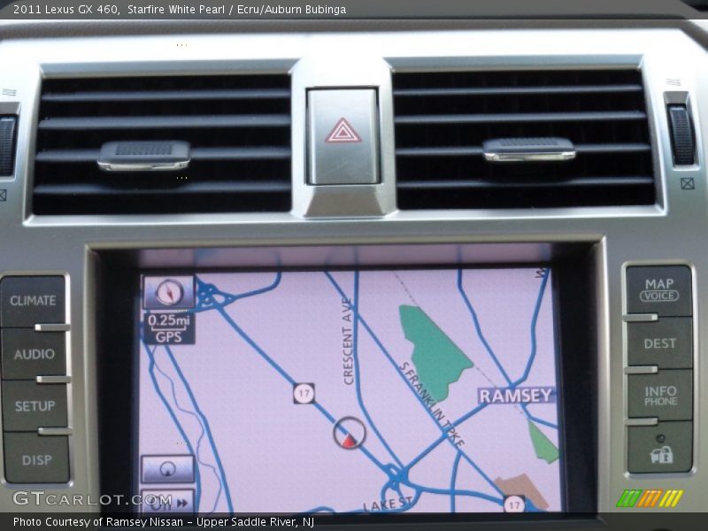 Starfire White Pearl / Ecru/Auburn Bubinga 2011 Lexus GX 460
