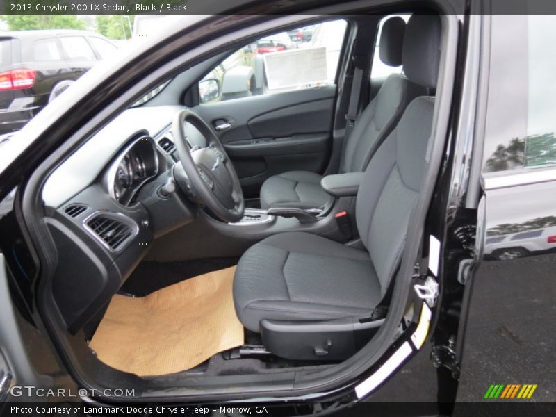 Black / Black 2013 Chrysler 200 LX Sedan