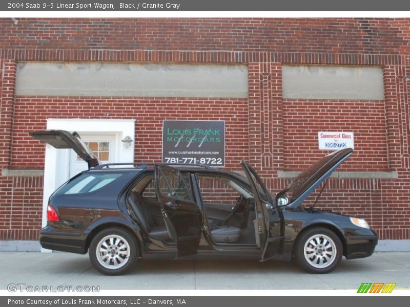 Black / Granite Gray 2004 Saab 9-5 Linear Sport Wagon