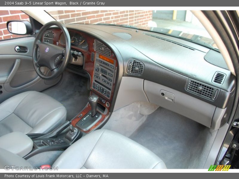 Black / Granite Gray 2004 Saab 9-5 Linear Sport Wagon