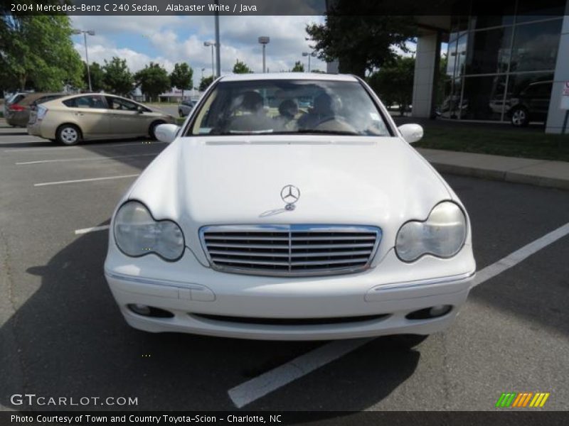 Alabaster White / Java 2004 Mercedes-Benz C 240 Sedan