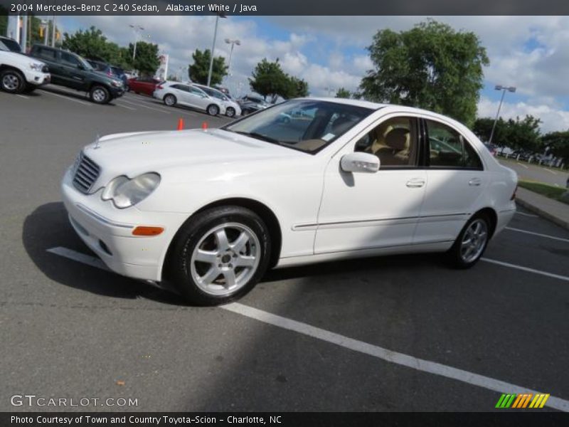 Alabaster White / Java 2004 Mercedes-Benz C 240 Sedan