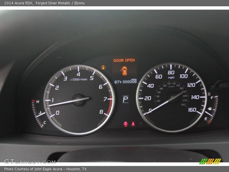 Forged Silver Metallic / Ebony 2014 Acura RDX