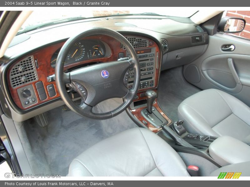 Black / Granite Gray 2004 Saab 9-5 Linear Sport Wagon