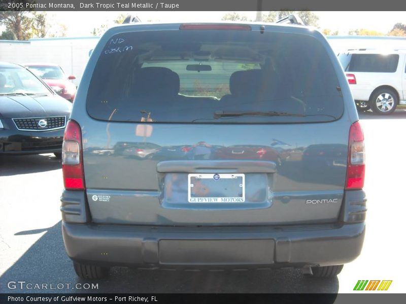 Dark Tropic Teal Metallic / Taupe 2005 Pontiac Montana