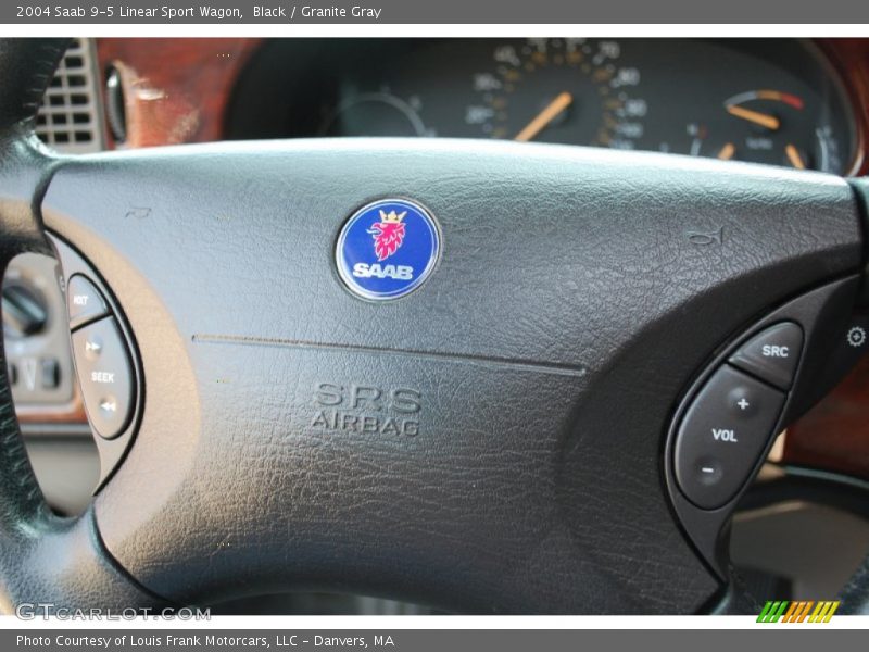 Black / Granite Gray 2004 Saab 9-5 Linear Sport Wagon