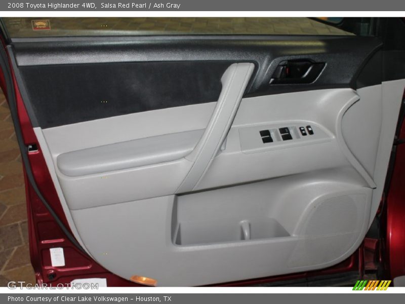 Salsa Red Pearl / Ash Gray 2008 Toyota Highlander 4WD