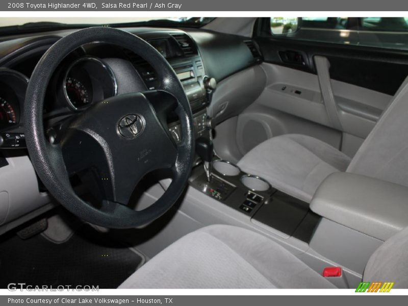 Salsa Red Pearl / Ash Gray 2008 Toyota Highlander 4WD