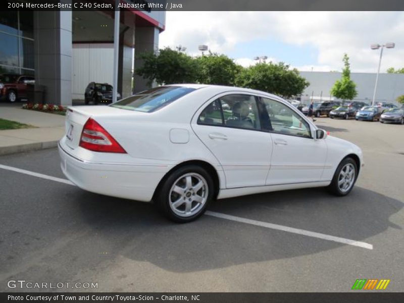 Alabaster White / Java 2004 Mercedes-Benz C 240 Sedan