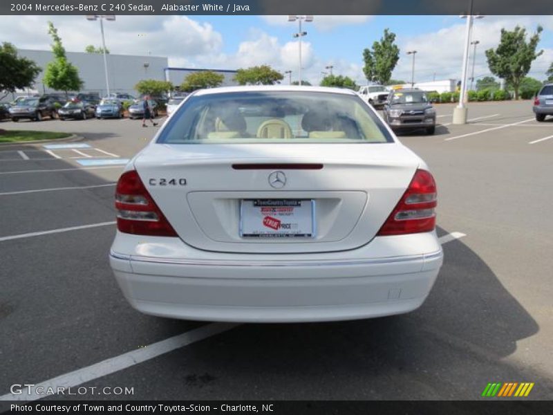 Alabaster White / Java 2004 Mercedes-Benz C 240 Sedan