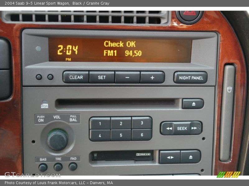 Black / Granite Gray 2004 Saab 9-5 Linear Sport Wagon