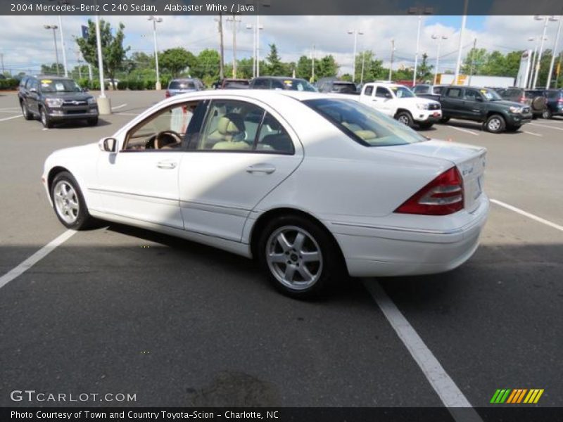 Alabaster White / Java 2004 Mercedes-Benz C 240 Sedan