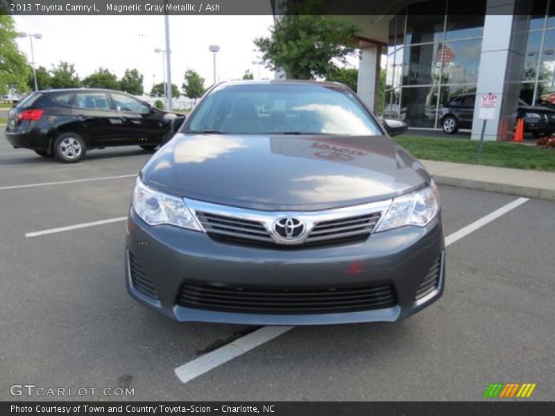 Magnetic Gray Metallic / Ash 2013 Toyota Camry L
