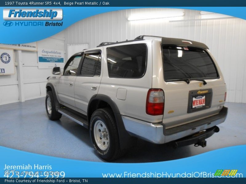 Beige Pearl Metallic / Oak 1997 Toyota 4Runner SR5 4x4