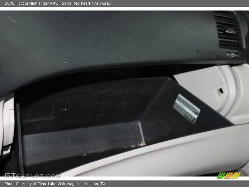 Salsa Red Pearl / Ash Gray 2008 Toyota Highlander 4WD