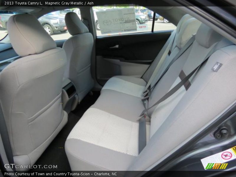 Magnetic Gray Metallic / Ash 2013 Toyota Camry L