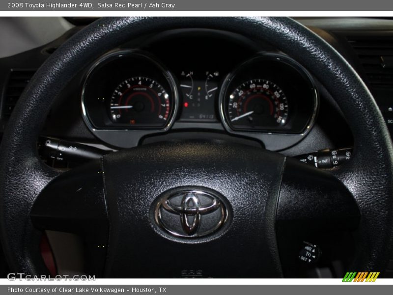 Salsa Red Pearl / Ash Gray 2008 Toyota Highlander 4WD