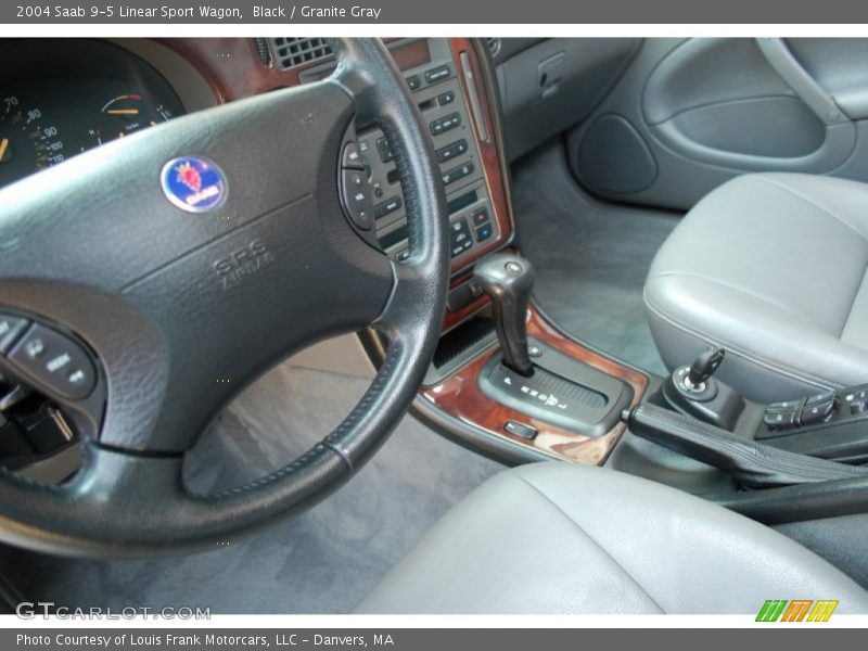 Black / Granite Gray 2004 Saab 9-5 Linear Sport Wagon