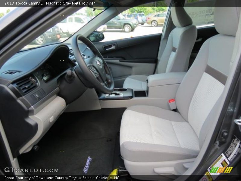Magnetic Gray Metallic / Ash 2013 Toyota Camry L