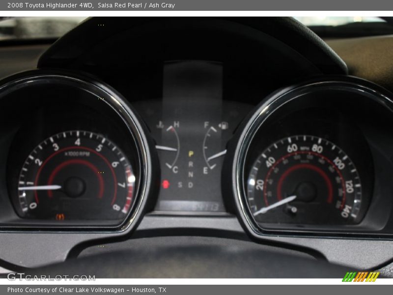 Salsa Red Pearl / Ash Gray 2008 Toyota Highlander 4WD