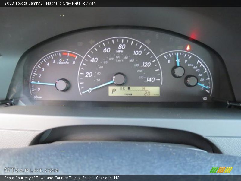 Magnetic Gray Metallic / Ash 2013 Toyota Camry L